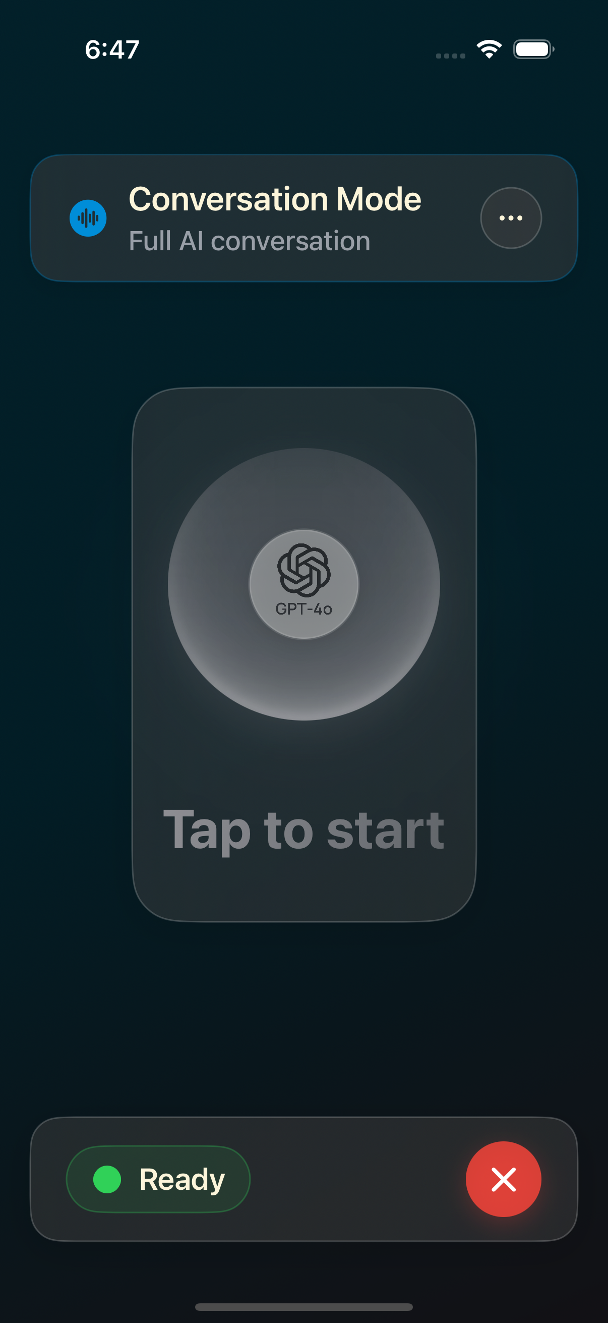 Voice Conversation Mode - Talk naturally with AI