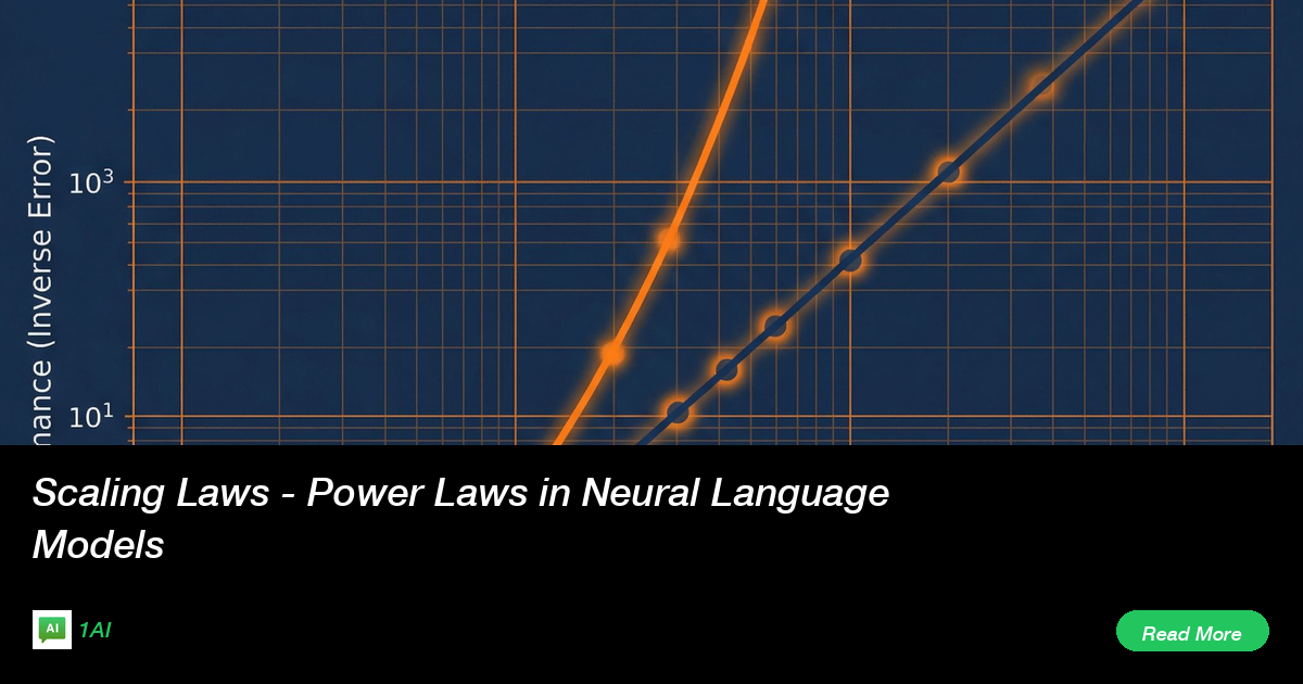 Scaling Laws - Why Bigger Models Work | 1AI Blog