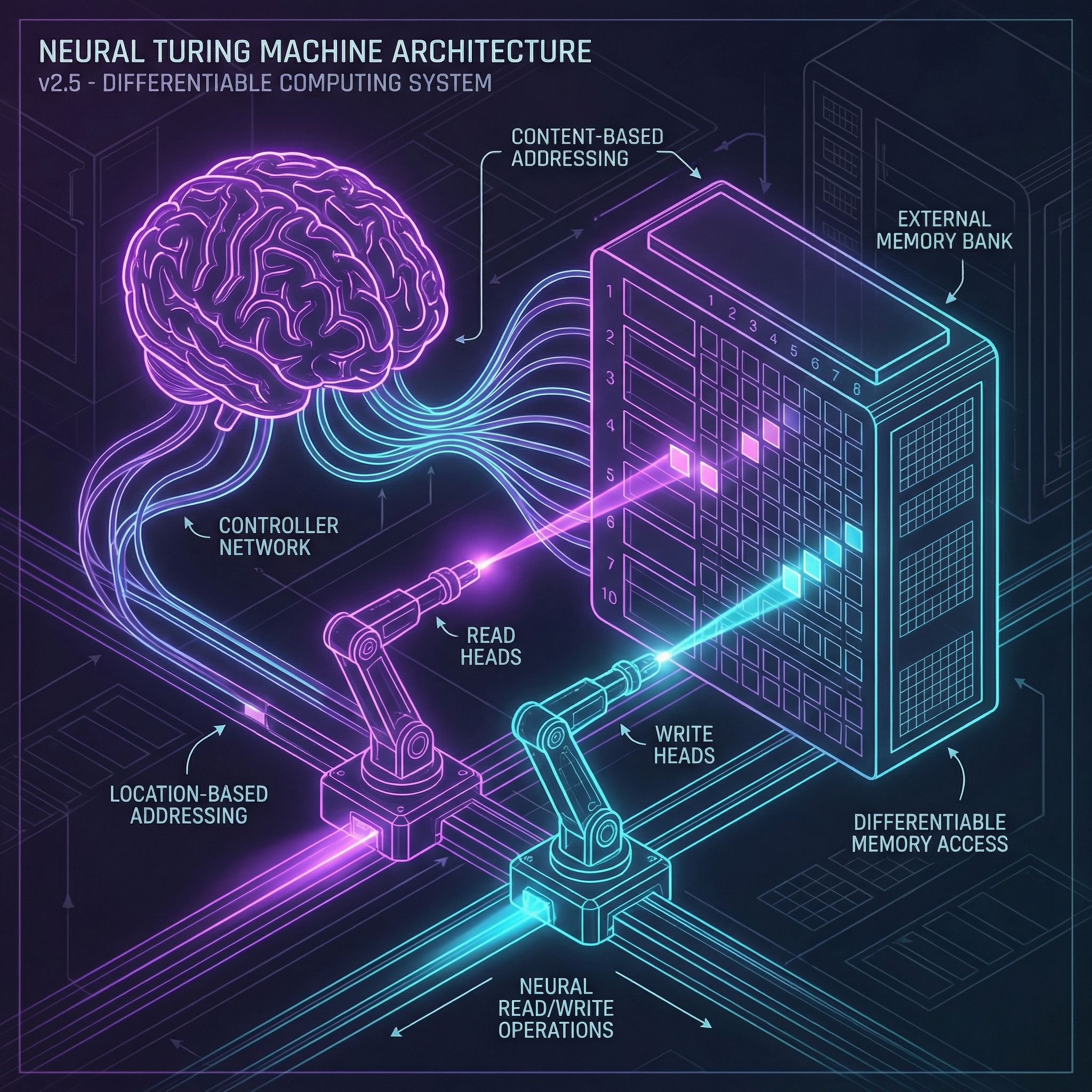 Neural Turing Machine with memory bank